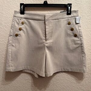 Maurices High Rise Shorts with Gold Accents